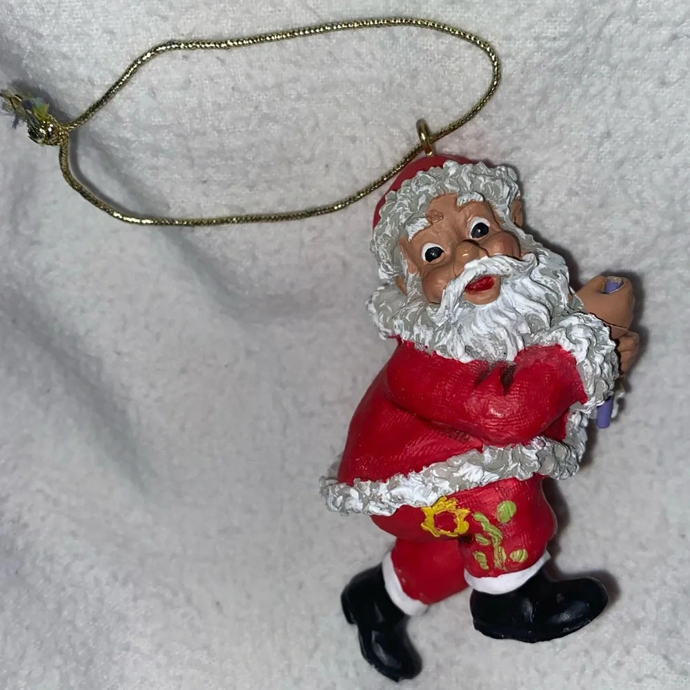 Santa Claus Christmas holiday ornament